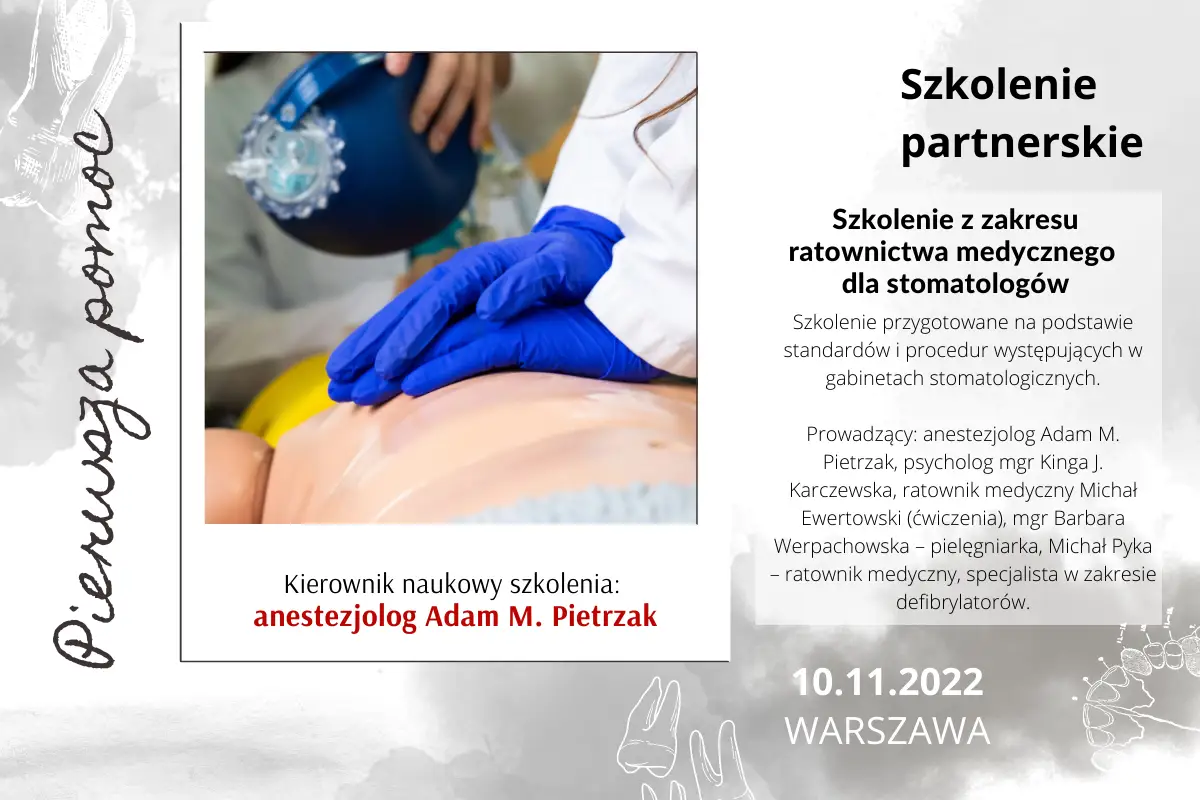Szkolenie z Pierwszej Pomocy dla pracowników gabinetów stomatologicznych