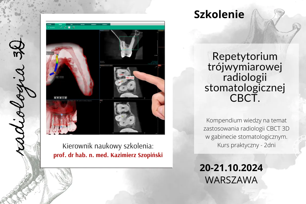 Repetytorium trójwymiarowej radiologii stomatologicznej CBCT 2 dni